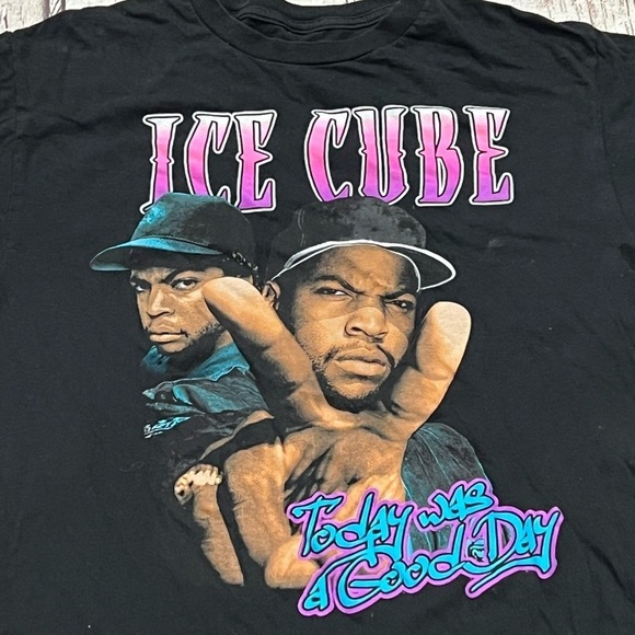 Ice Cube Today Is a Good Day Rap Music Tee Top Shirt - Picture 3 of 5